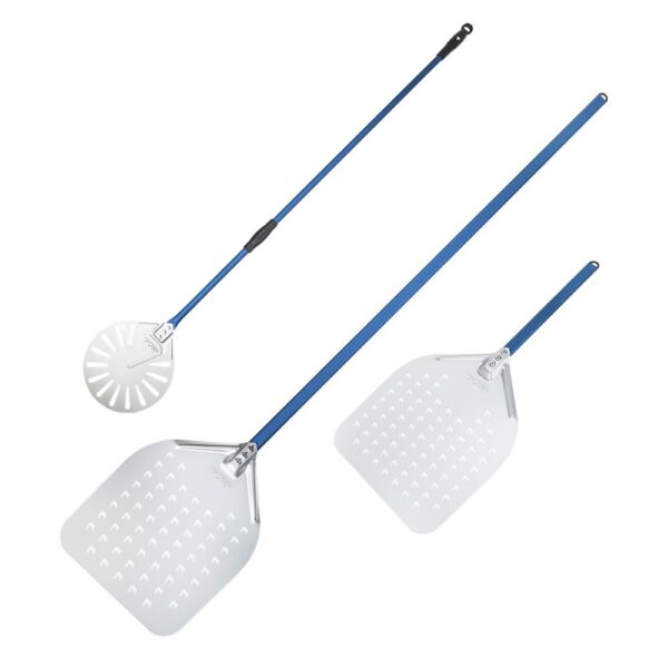 Kit Três Pás Perfurada para Enfornar Cabo Curto e Longo Weck