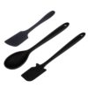 Kit Espátulas e Colher Profissional Weck 36cm Preto
