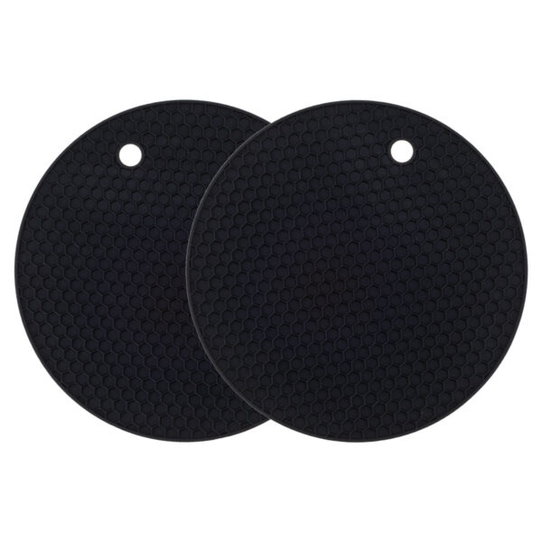 Kit Dois Descanso Redondo Preto 18cm Weck - Imagem 2