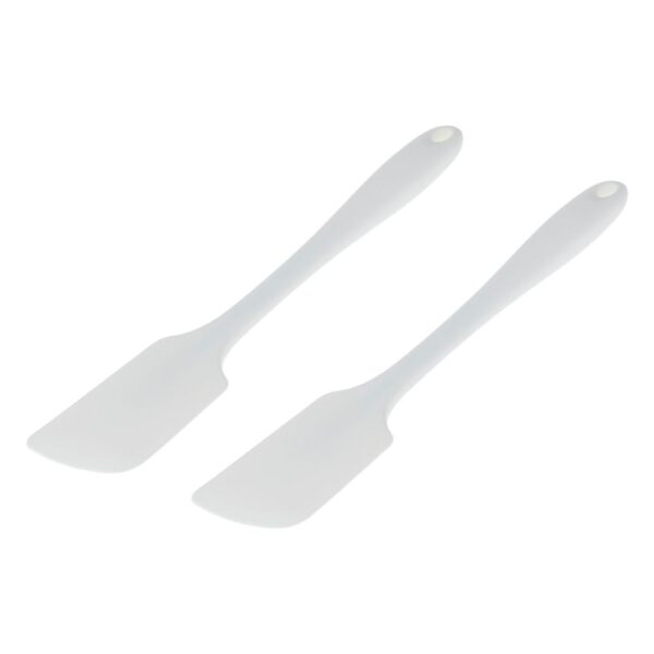 Kit Duas Espátulas Retas Profissional Branca Weck