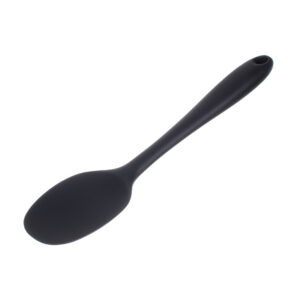 Kit Colher Espatula e Concha de Silicone Preto Weck