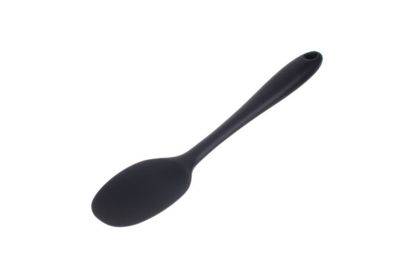 Kit Colher Espatula e Concha de Silicone Preto Weck