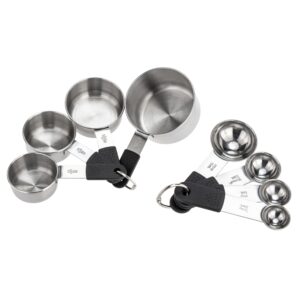 Kit Conjunto Medidor de Colheres e Xícaras Profissional Weck