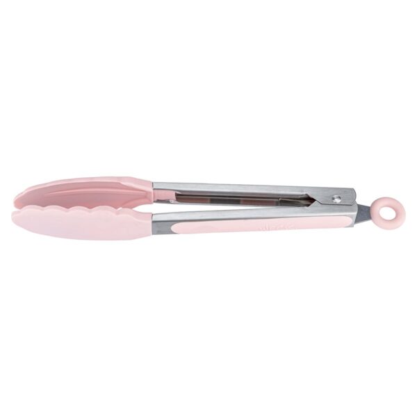 Pegador Inox C/ Ponta Em Silicone Rosa 23cm - Image 5