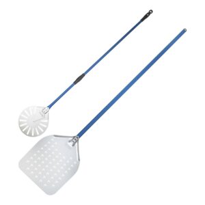 Kit Pá perfurada 170cm e Pá para Girar Profissional Weck