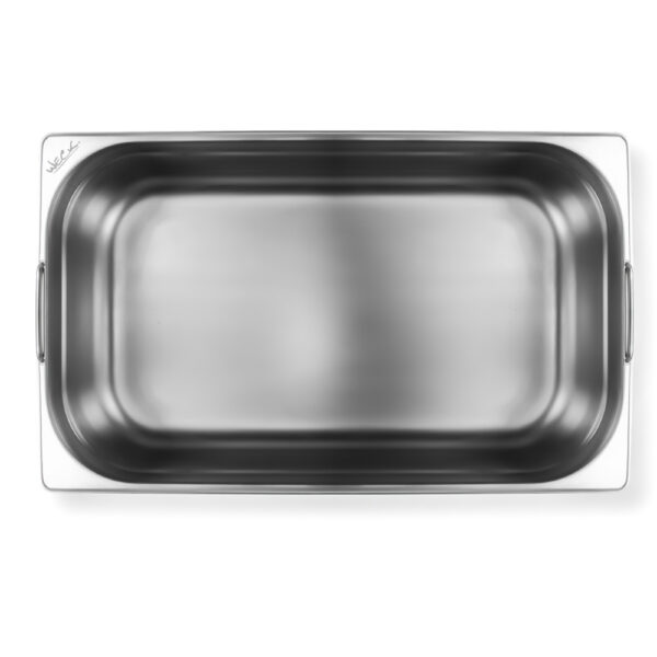 Cuba Gastronomica Padrão Gn 1/1 100mm Aço Inox c/ Alça Weck - Imagem 4