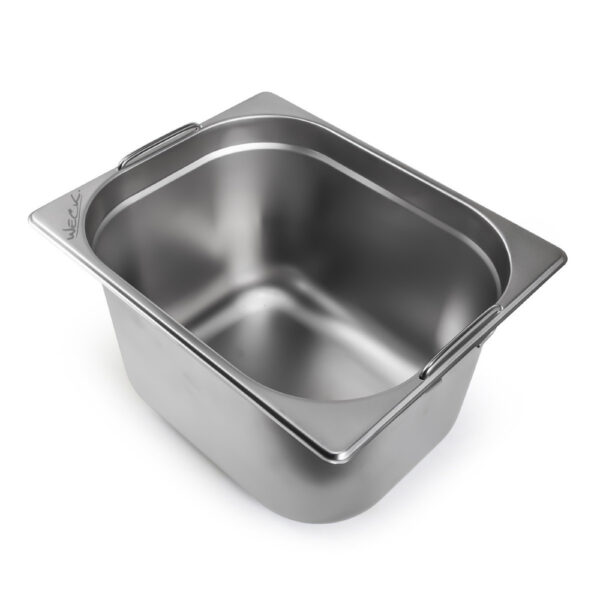 Cuba Gastronomica Padrão Gn 1/2 200mm Aço Inox c/ Alça Weck - Imagem 2