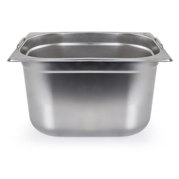 Cuba Gastronomica Padrão Gn 1/2 200mm Aço Inox c/ Alça Weck - Imagem 3