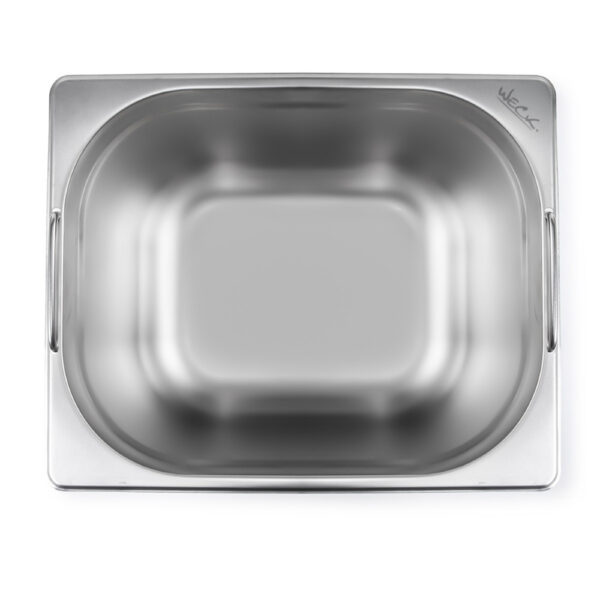 Cuba Gastronomica Padrão Gn 1/2 200mm Aço Inox c/ Alça Weck - Imagem 4
